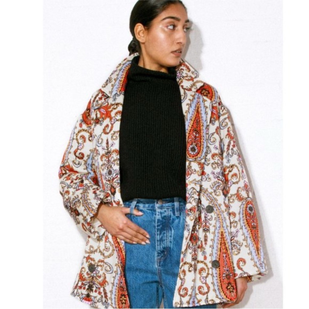Mara Hoffman Levine Paisley Jacket Size M